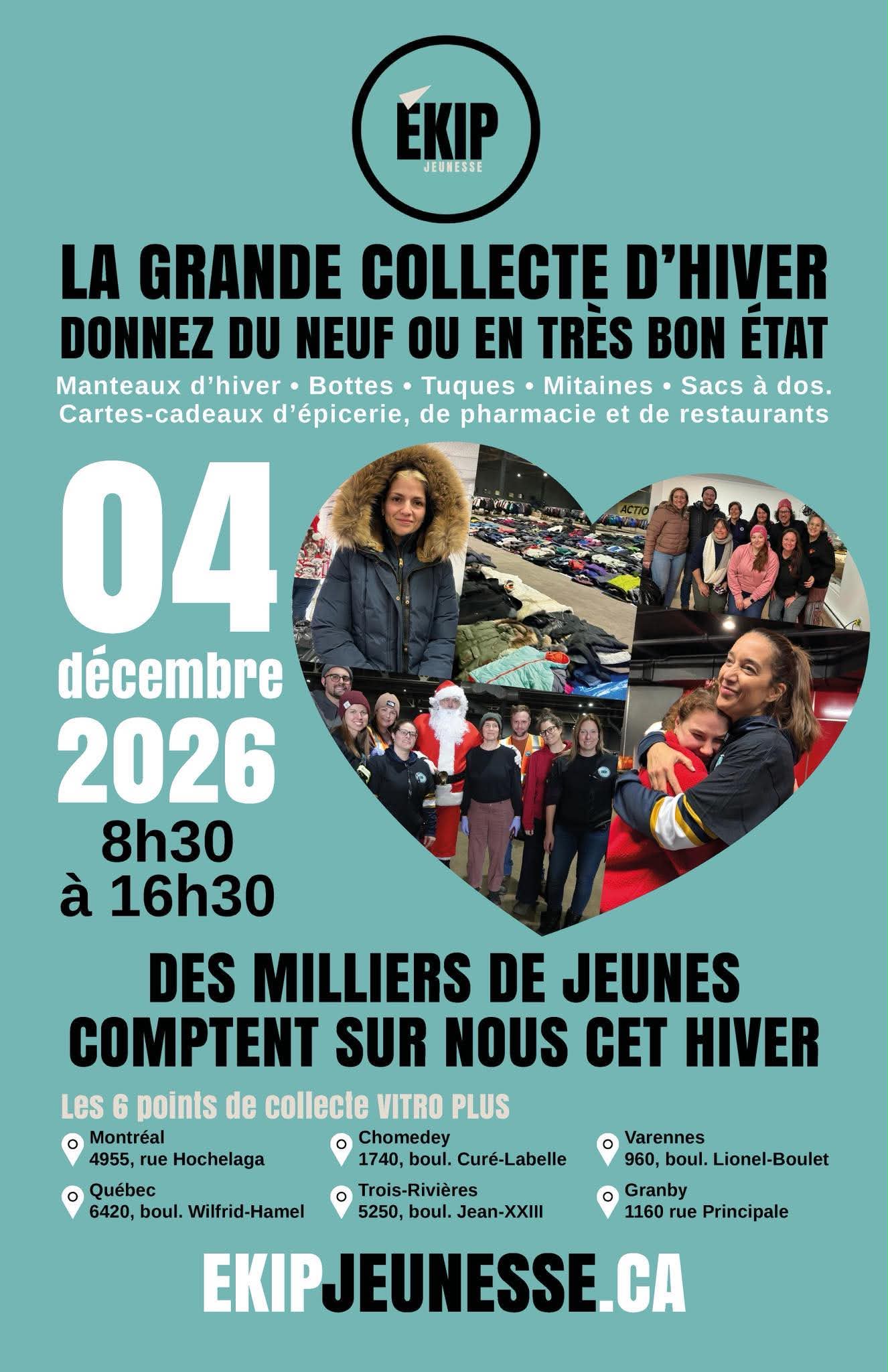 La Grande Collecte d'Ékip Jeunesse 5e édition